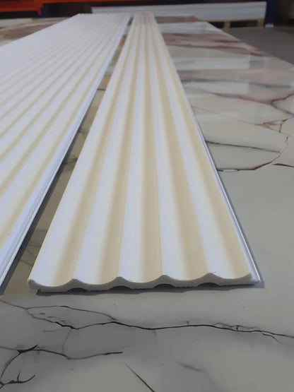 RIFLAJ ALB VALURI DUROPOLIMER A313-100 290 x 15 x 0.5 cm