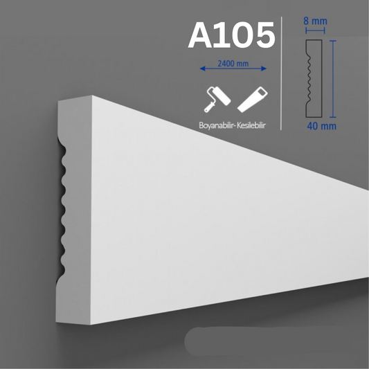 Brau duropolimer A105 2400x40x8 mm
