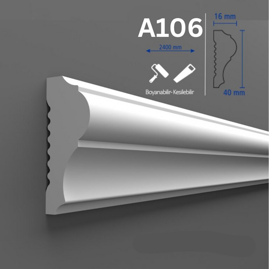 Brau duropolimer A106 2400x40x16 mm